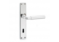 Zinc die-cast protective plate warded lock