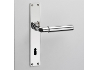 Zinc die-cast protective plate warded lock
