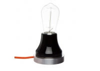 Lumica Lamp: Black & Aluminium