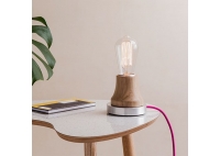 Lumica Lamp: Wood and Aluminium