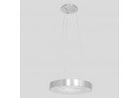 Ringlede XL Silver Hanging Lamp