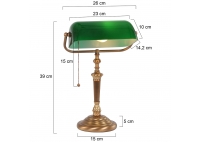 Ancilla 1 Green Table Lamp