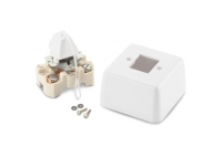 Pull switch surface-mounted THPG White