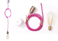 Lampa ByLight kabel różowy