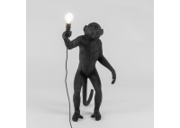 Monkey Lamp Black - standing