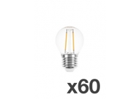 Set of 60 lightbulbs for festoon lights