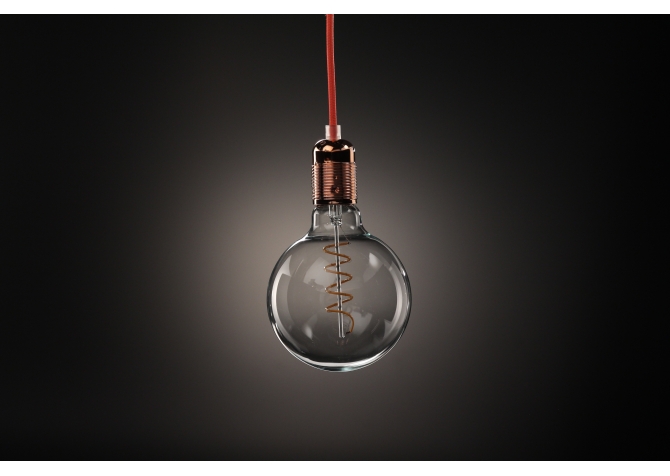 Midi LED Spiral Sphere Decorative Bulb