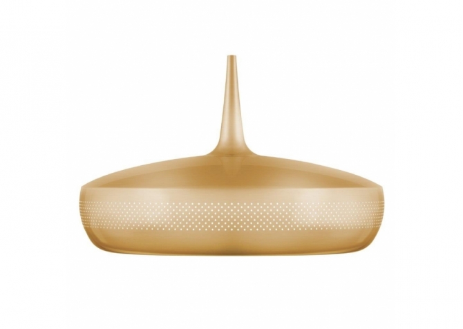 Lampa Clava Dine Brass V2 UMAGE (dawniej VITA Copenhagen) - mosiądz, białe wnętrze /Kolor: Mosiądz/